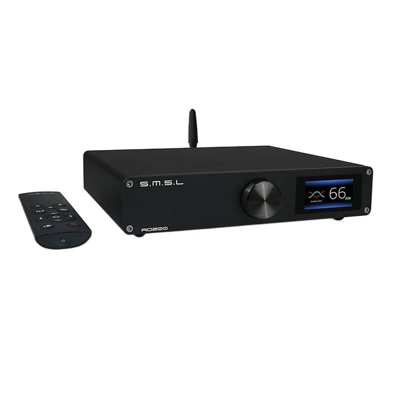 Top AO200 digital amplifier bluetooth 5.0 balanced input USB decoding XLR speaker output subwoofer preout 150W*2 hifi amp