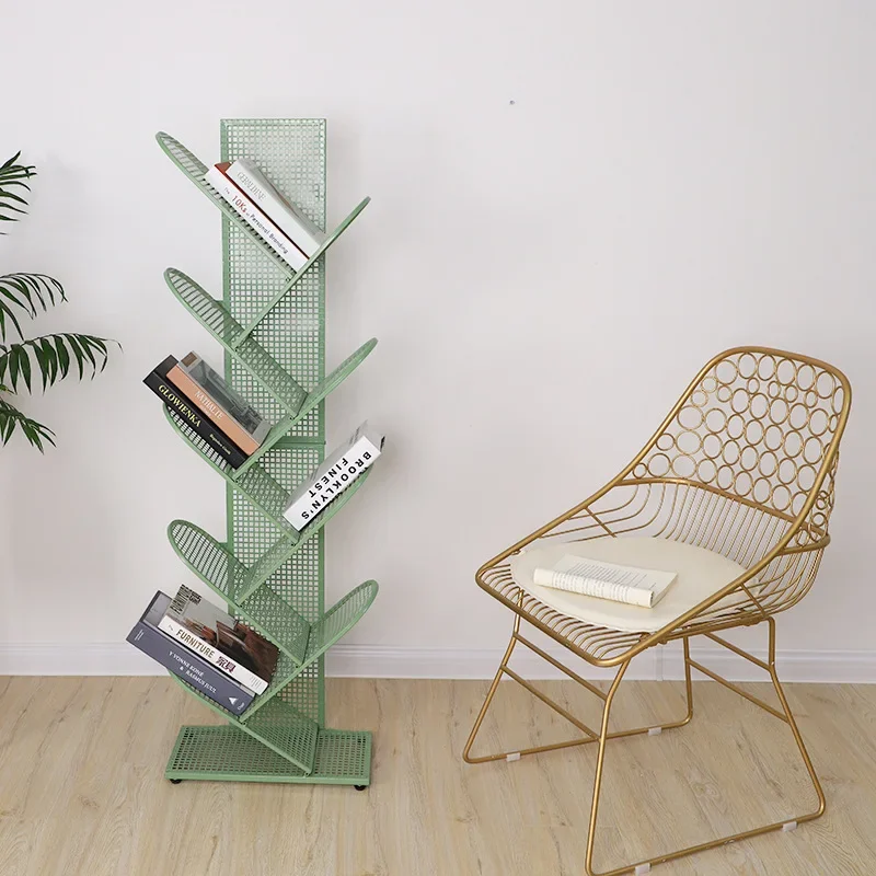 Tree Shaped Bookshelf Living Room Study Office Simple Multi Layer Landing Student Bookcase Wall Home Decor Interior Furniture