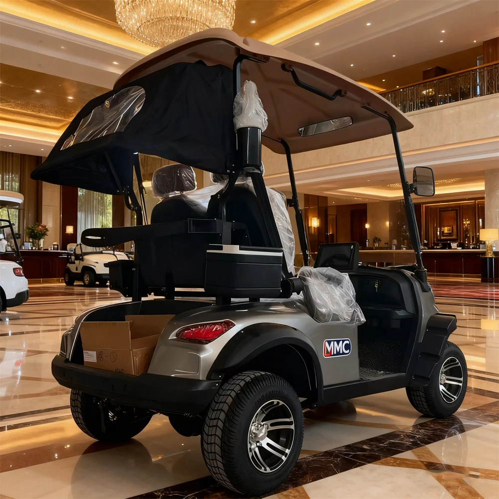 New Design 48v Mini Electric Golf Cart with Seats 4kw Motor CE Certified 2 Passenger Sightseeing Car Compatible with Club Car