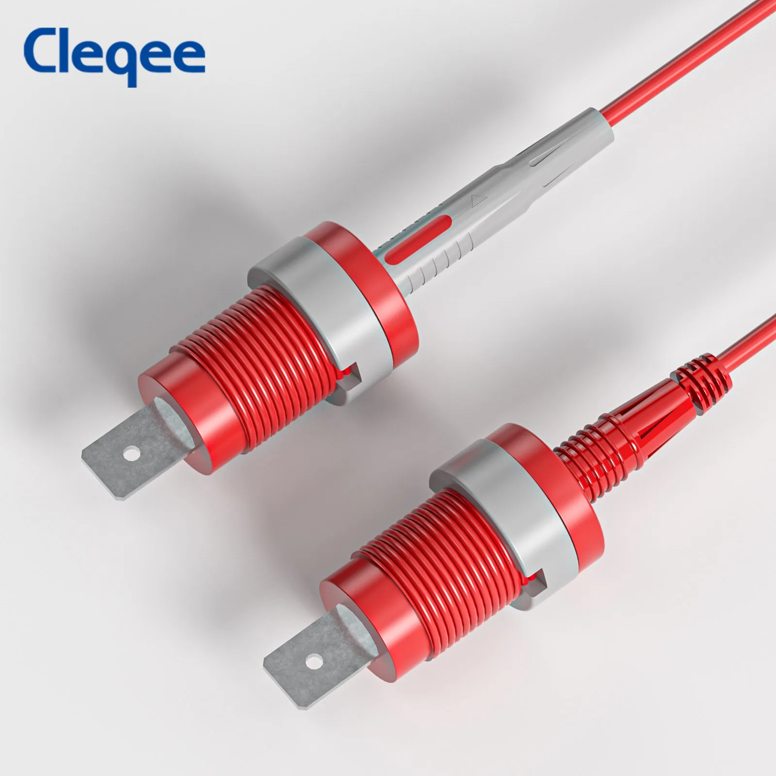 Cleqee P40018A 4mm Banana Female Jack Panel Mount Socket Binding Post Adapters Ten Colors for 4mm Banana Plug Connectors