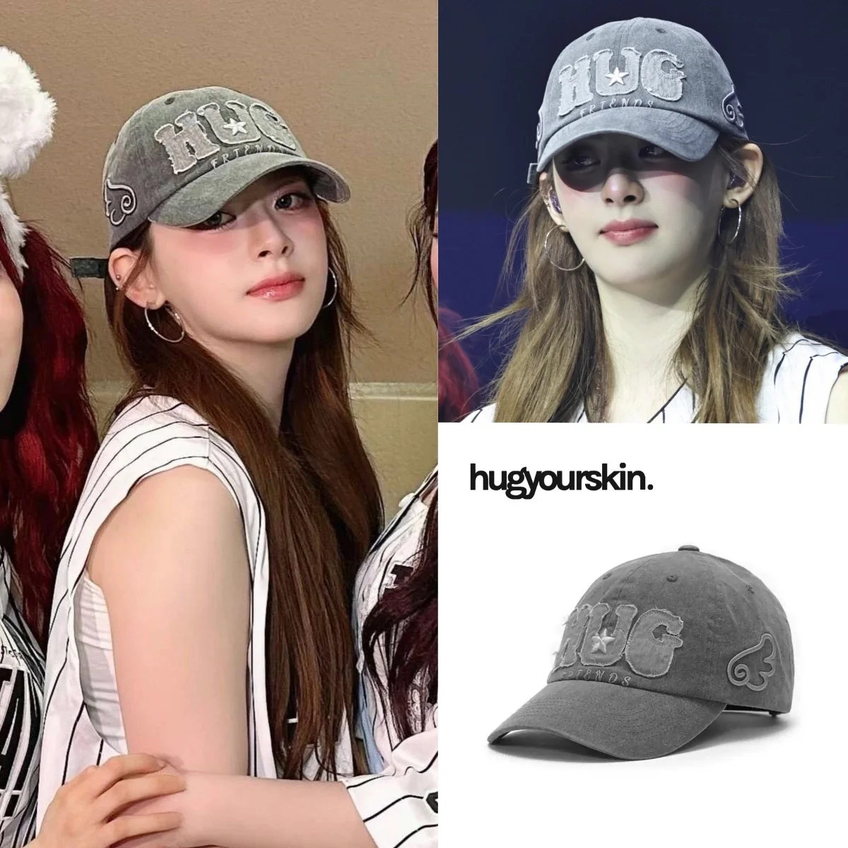 

Autumn Winter Stitched Wings Baseball Cap Casual Style Unisex Youth Cartoon Pattern Embroidery Hat for Men And Women