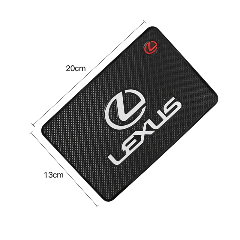 سيارة سيليكون المضادة للانزلاق حصيرة الهاتف المضادة للانزلاق الوسادة لكزس GS300 UX LS RX300 UX250h GS NX GX460 GX RX450h IS350 IS200 IS250 RX350 #6