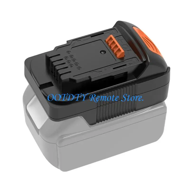  18V to 20V Battery Adapter with Ribbed Housing for Routine Daily Work Use