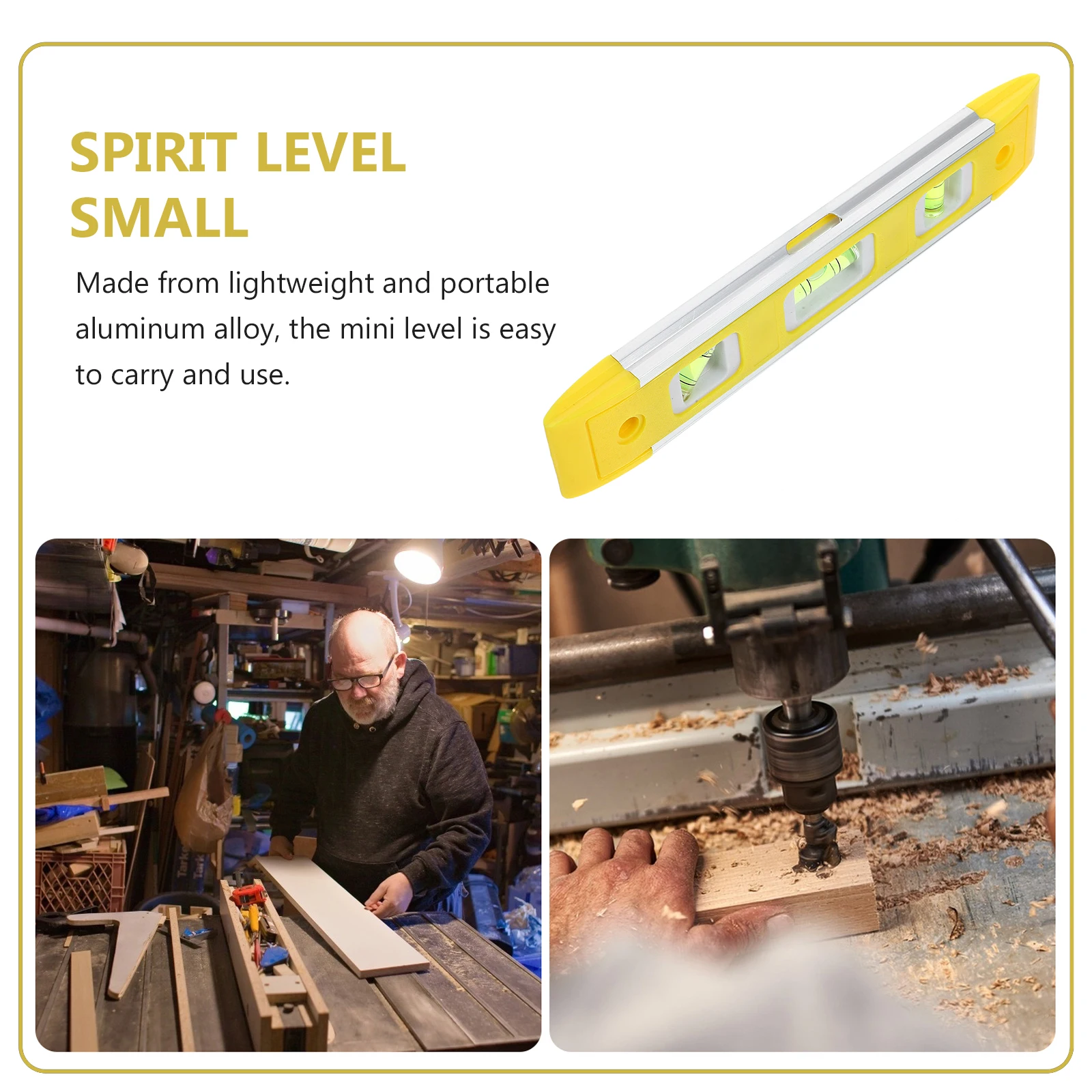 

Mini Leveling Ruler High Precision Magnetic Reinforced Small Bubble Spirit Aluminum Alloy Compact Size Versatile Tool Effortless