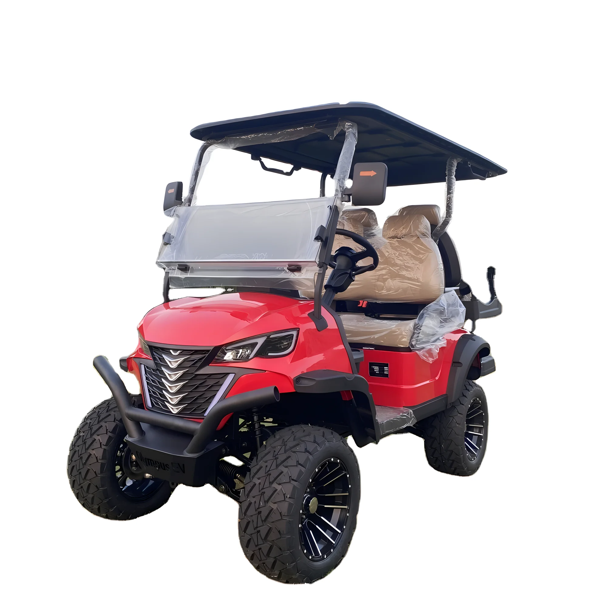 4-Seater Electric off-Road Vehicle Golf Cart with Free Custom Color 48V60V72V Brushless Motor Lithium Battery Drive Luxury Desig