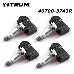 YITRUM 40700-3743R Renault Fluence Laguna Latitude Megane Scenic Zoe için TPMS sensörü lastik basıncı monitör sistemi 407003743R