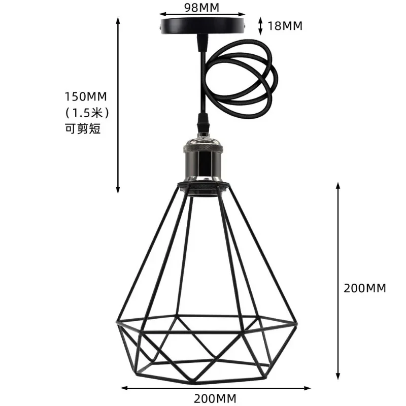 ハンギングランプシェード,ペンダント,カバー,スクリーンランプ,メタルケージ,ガードクランプ,錬鉄製,家の装飾用,照明