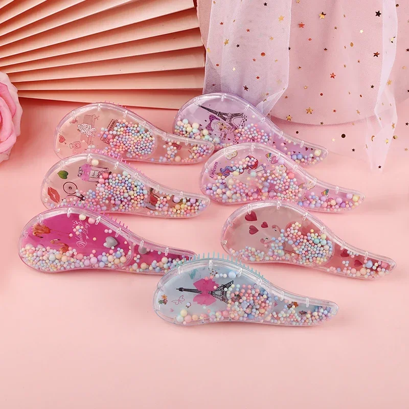 Star Magic Combs Antistatische Massage-Einhorn-Haarbürsten, Tangle Detangle Duschmassage-Haarbürste, speziell für Echthaar-Perücken – Detail 13
