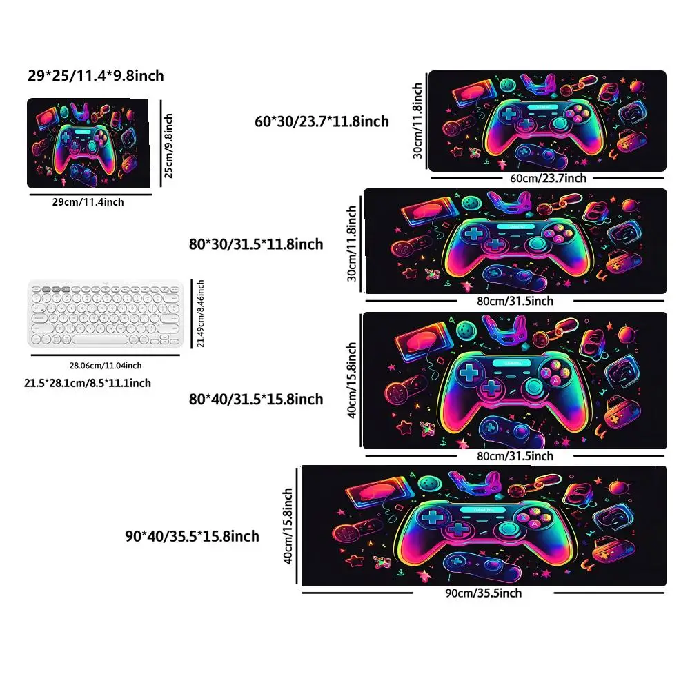 Gamer  Mouse Pad Large Computer Office Game Table Mats XXL Rubber Anti-slip Gaming Keyboard Mousepads Long Desk Pads
