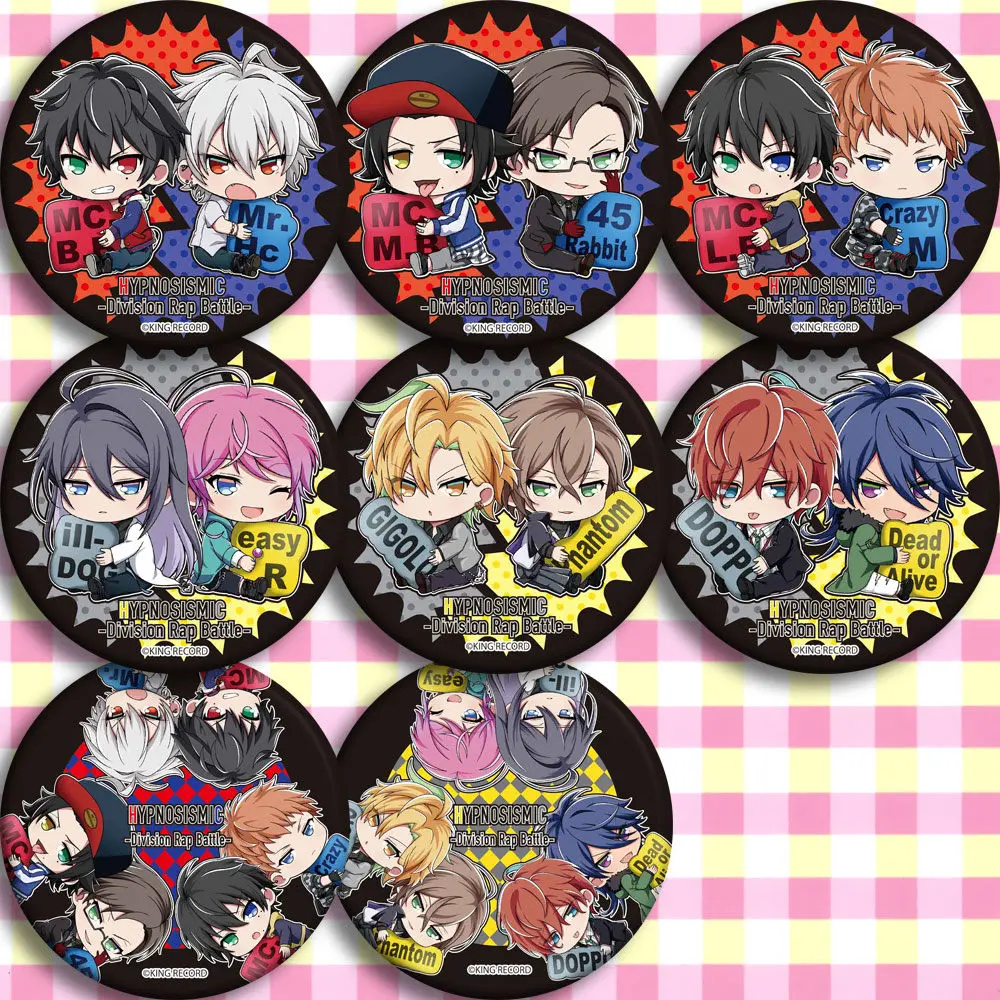 Anime Hypnosis Microphone Division Rap Battle Ichiro Yamada Amemura Ramuda Pins Badge Cosplay Cartoon Itabag Bedge Brooch DADGE