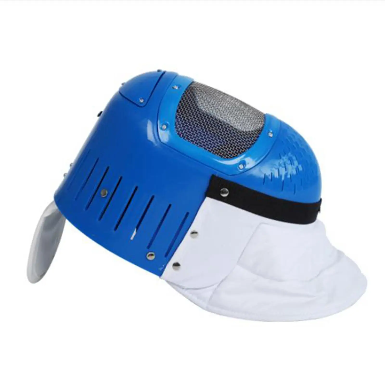Kids Fencing Face Mask Mesh Anti Stab Lightweight Portable Protector with Chest Guard Comfortable Training Equipment for