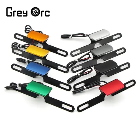 Universal LED Light License Plate Holder For Kawasaki Z800 2013-2016 Cnc Z800 Tail Tidy Fender Eliminator Motorcycle Accessories