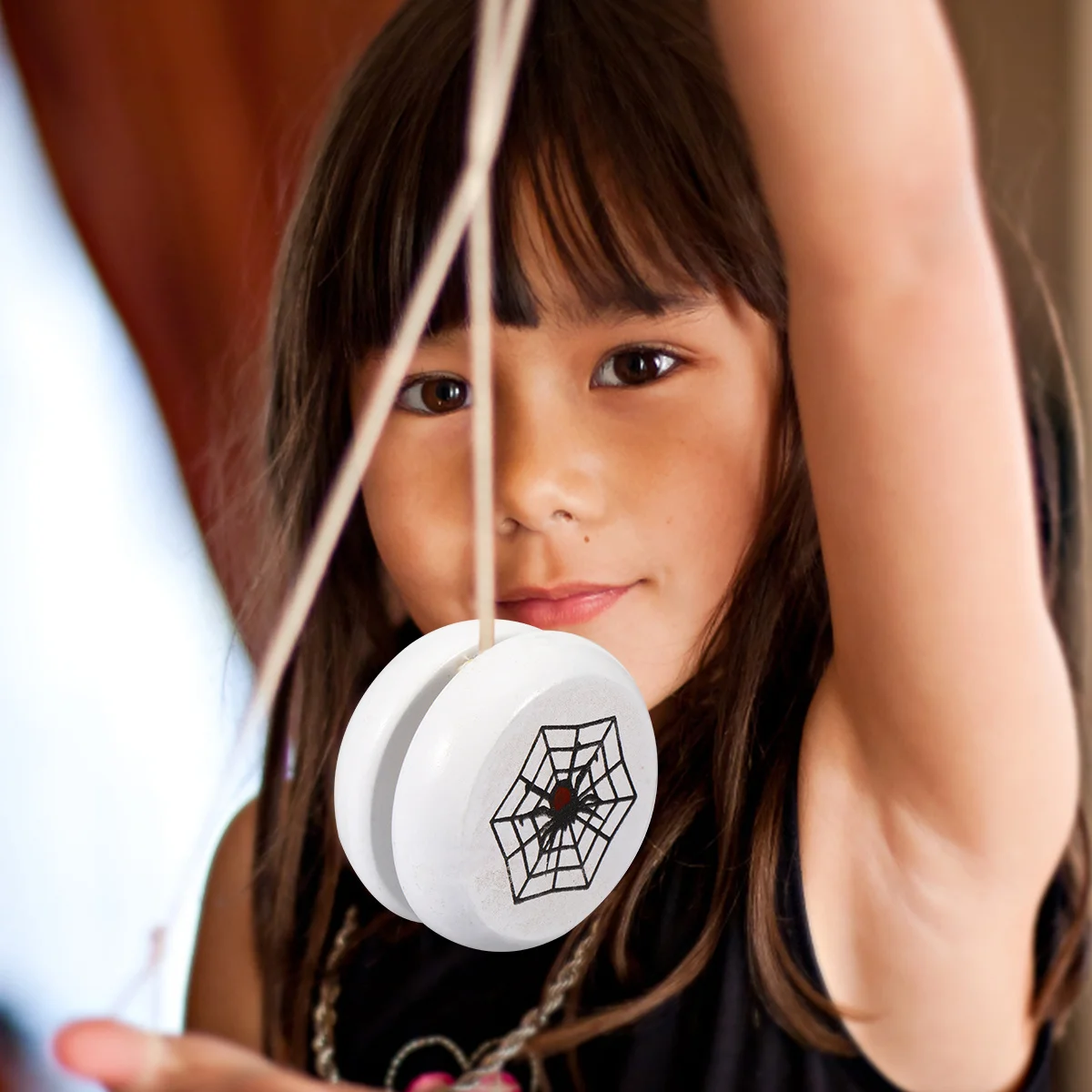 3 pezzi mini Yo-Yo in legno per bambini Coordinazione occhio-mano Formazione Yoyo portatile Palla divertente Gioco di apprendimento Set regalo di attività per bambini