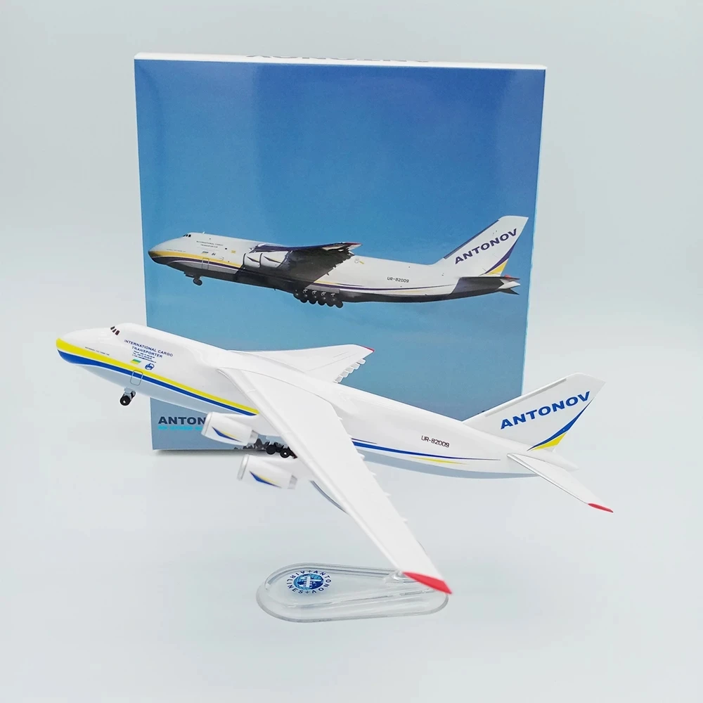 1/400 Antonov An-124 AN124 Blizzard Space Shuttle Antonov 124 Aircraft Model Diecast Toy Airplane For Fans Collection Souvenir