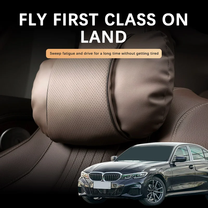 NEW Top Quality Car Headrest Comfortable Anti-fatigue Soft Car Neck Support Pillow For BMW 3 Series 328i E90 E92 E93 F30