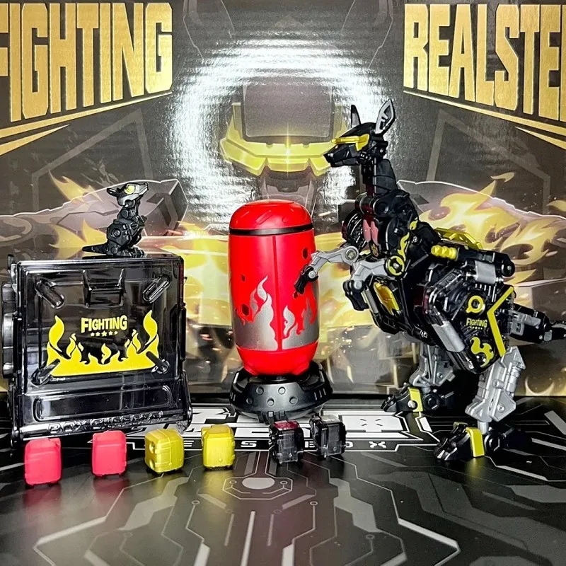 52toys Beastbox Bb-35rs Figure Steel Fist Black Kangaroo Exclusive Special Edition Metamorphic Toys Joint Movable Models Gifts