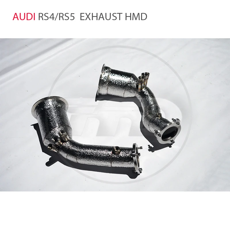 

HMD Car Accessories Exhaust Manifold for Audi RS4 RS5 Auto Replacement Parts With Catalytic Converter Downpipe