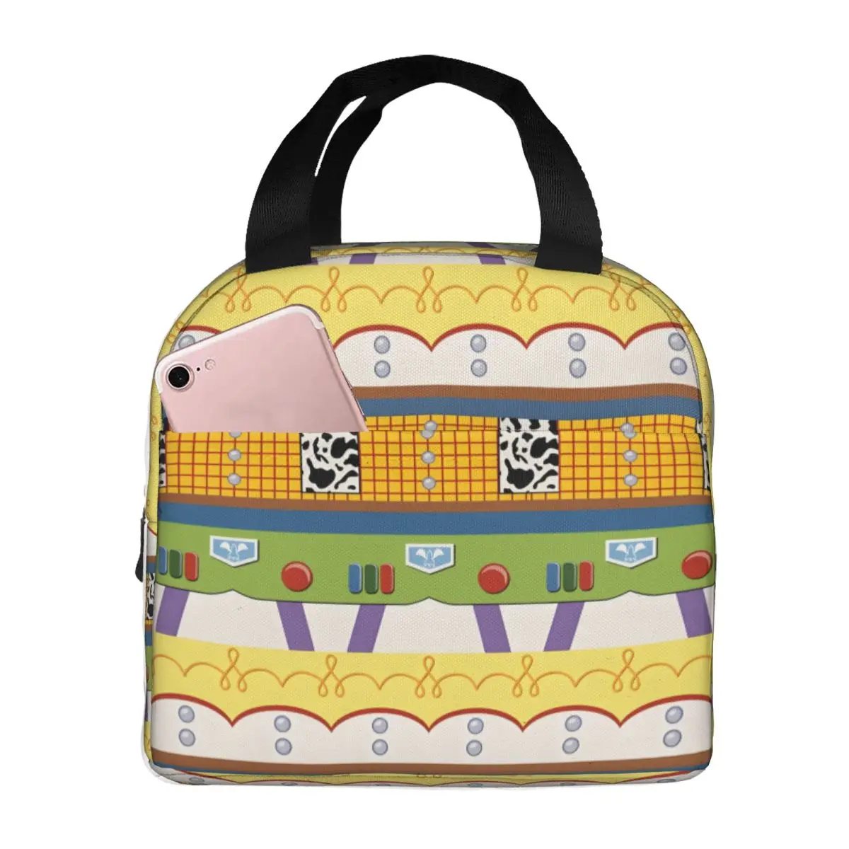 

Custom Toyes Anime Storyes Anime Thermal Insulated Lunch Bag Cartoon Portable Lunch Tote for Work School Travel Storage Food Box