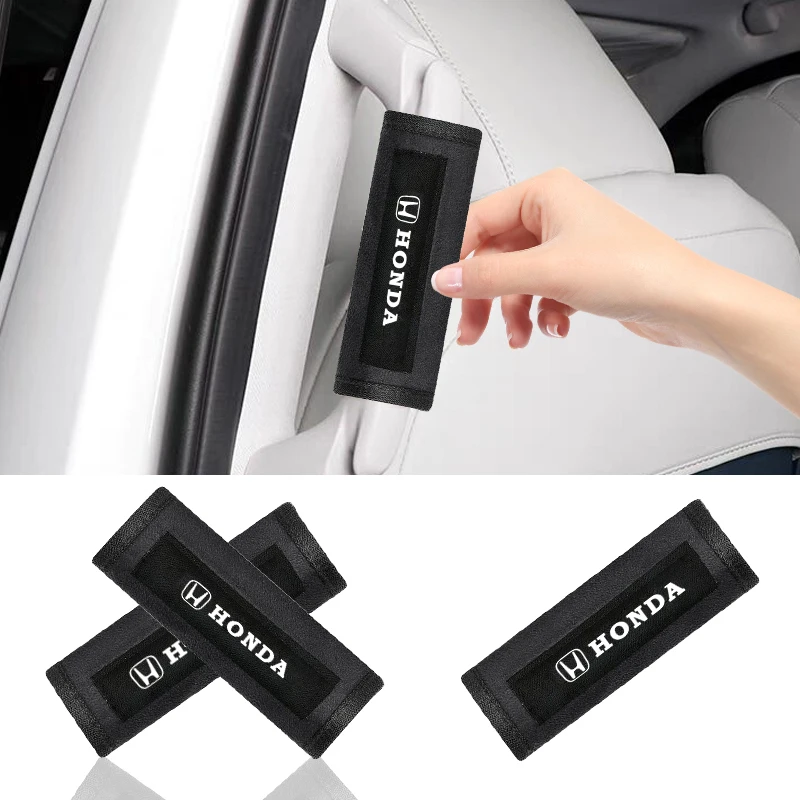 1/2pcs Car Roof Armrest Handle Gloves Protection Cover for Honda Mugen Power Civic Accords CRV Hrv Jazz CBR VTEC VFR Accessories