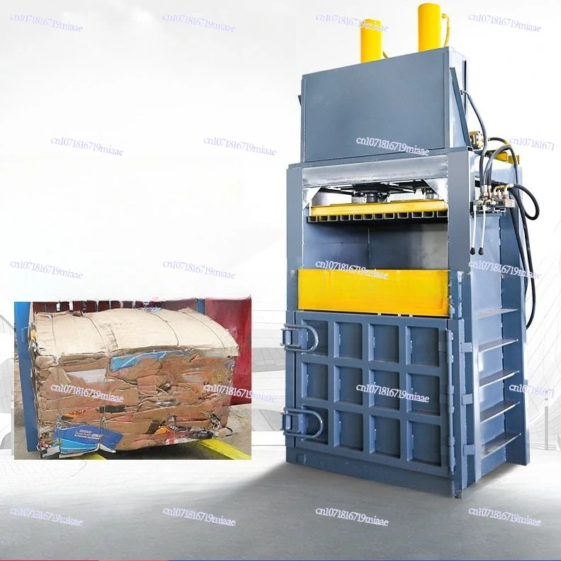 

Waste Carton Can Ton Bag Vertical Hydraulic Baler Waste Paper Mineral Water Plastic Bottle Woven Bag