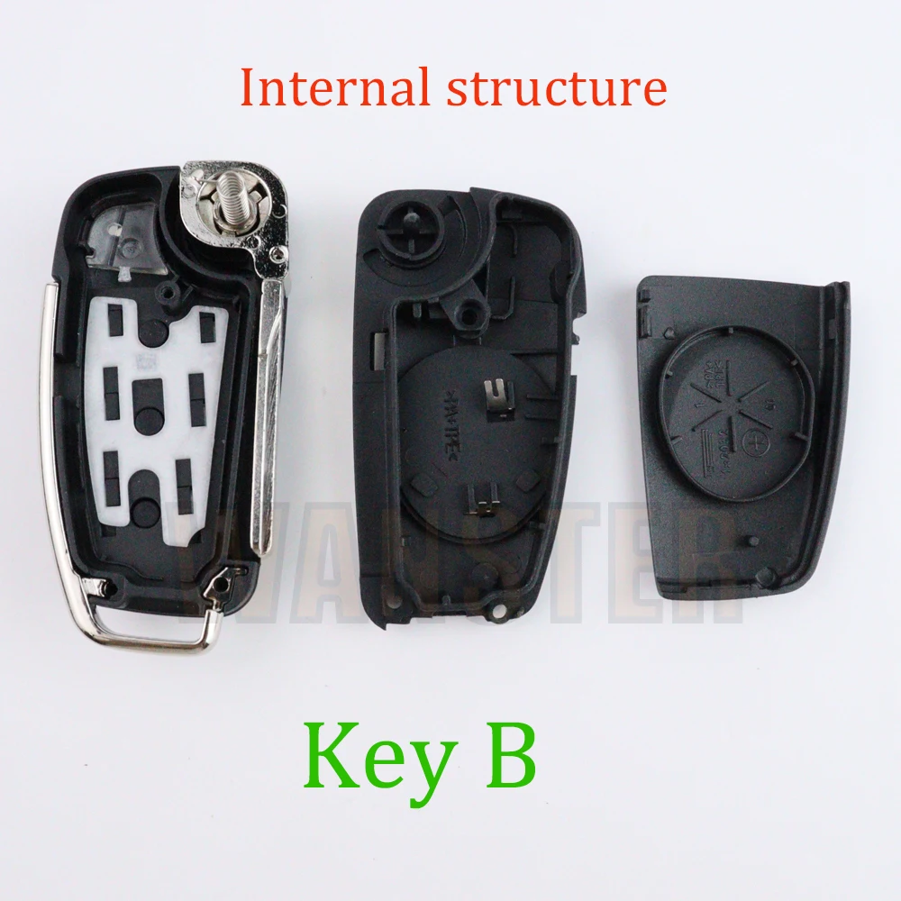 3 4 Bottons Car Key Fob Case Shell Housing for Audi A3 Q3 A2 A4 A6 A6L A8 Q7 TT A1Allroad R8 S6 SQ5 RS4 A4L S3 RC3