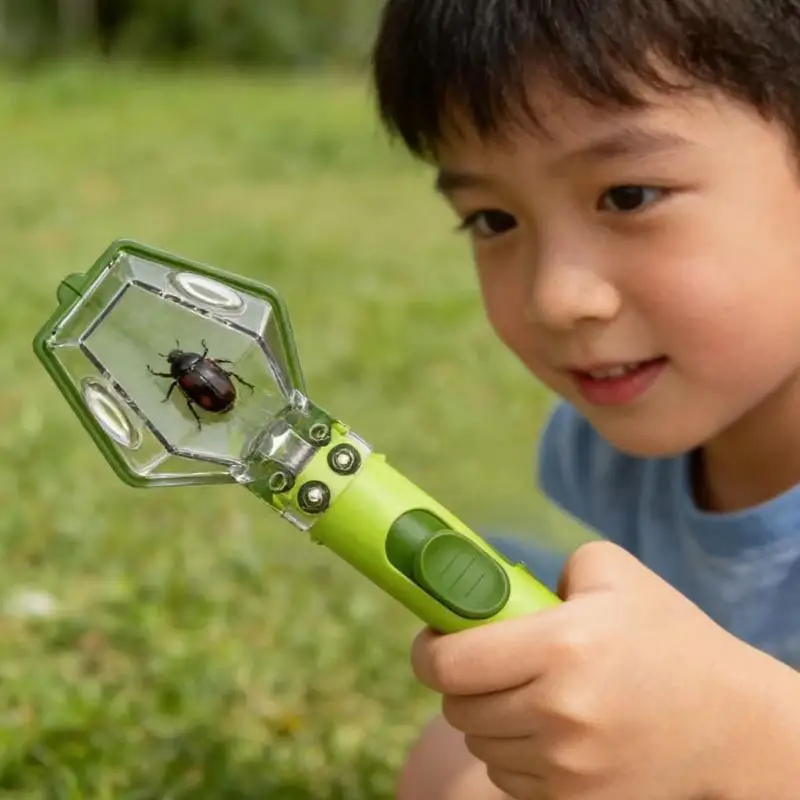 Kids  Viewer Magnifier Bug Catcher Viewer Box Educational Toy For Outdoor Nature Exploration Science Learning