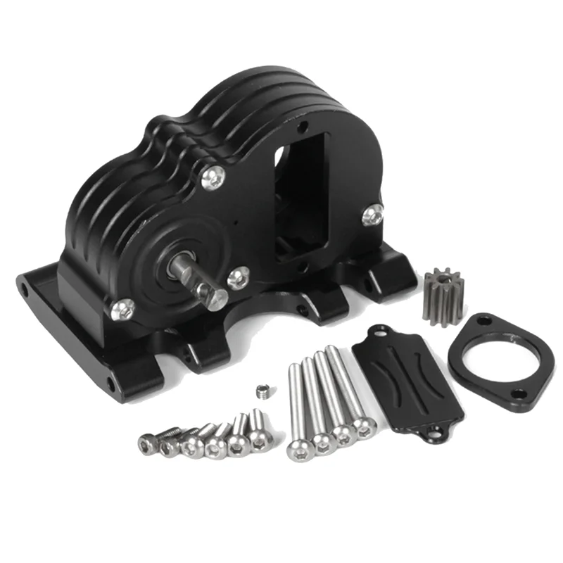 

Lower Center of Transmission Gearbox with Skid Plate for 1/10 RC Crawler Axial SCX10 I II III