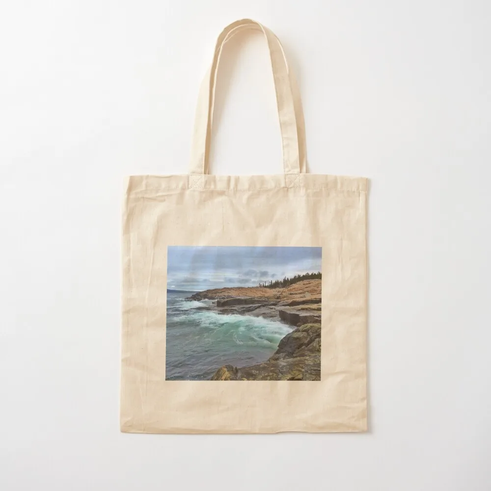 

Ocean View at Arcadia, Maine Tote Bag custom canvas bag handbag Canvas Tote Bag