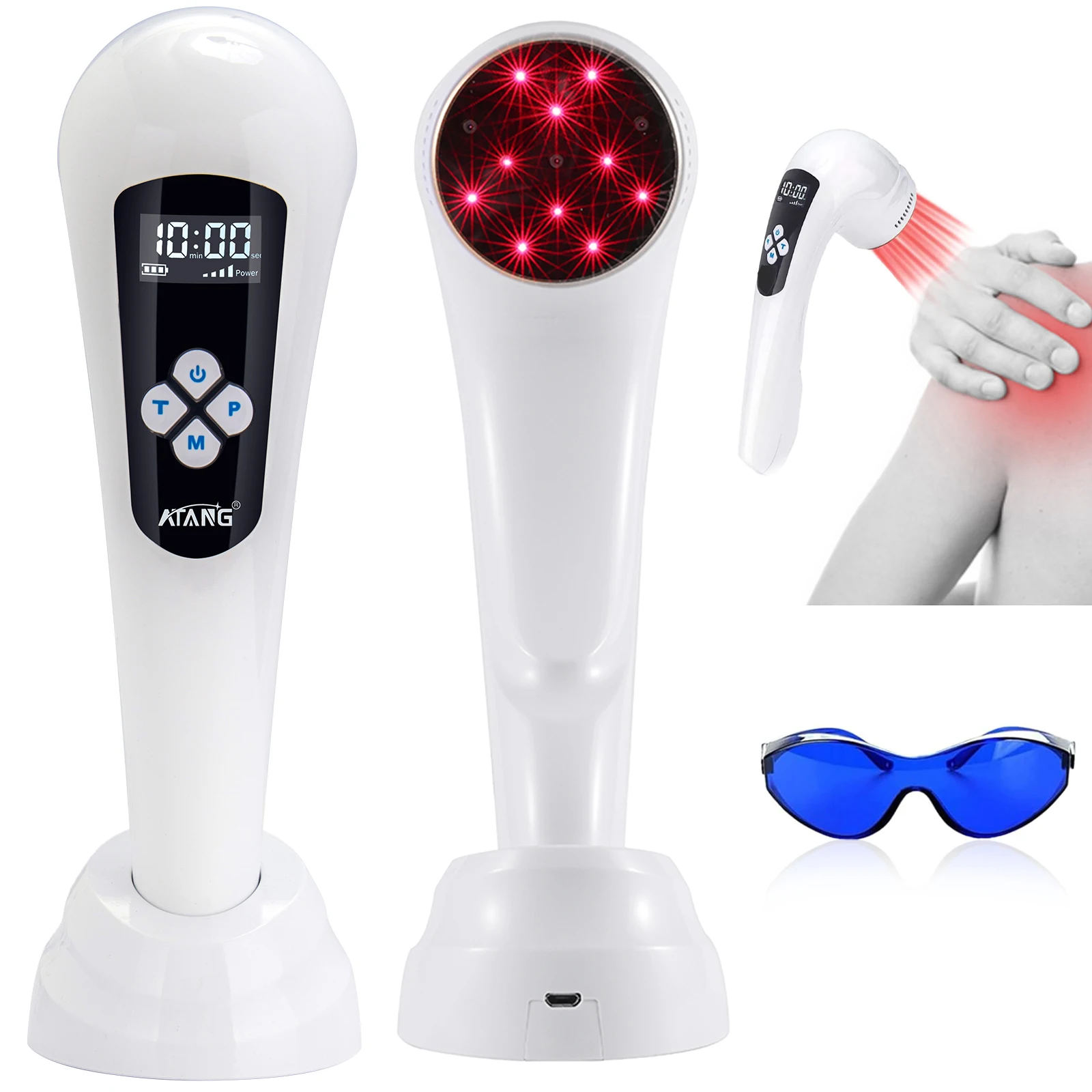 

LLLT Handheld Pain Relief Infrared Laser Therapy Device Acupuncture Relieve Muscle Aches Pains Back Pain Knee Pain Shoulder Pain