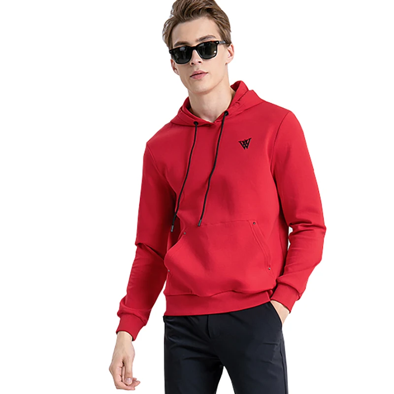 

Spring and Autumn New Golf Men's Clothing Outdoor Sports Coat Comfortable Hooded Pullover Casual Men's Long sleeved Top VZ Golf