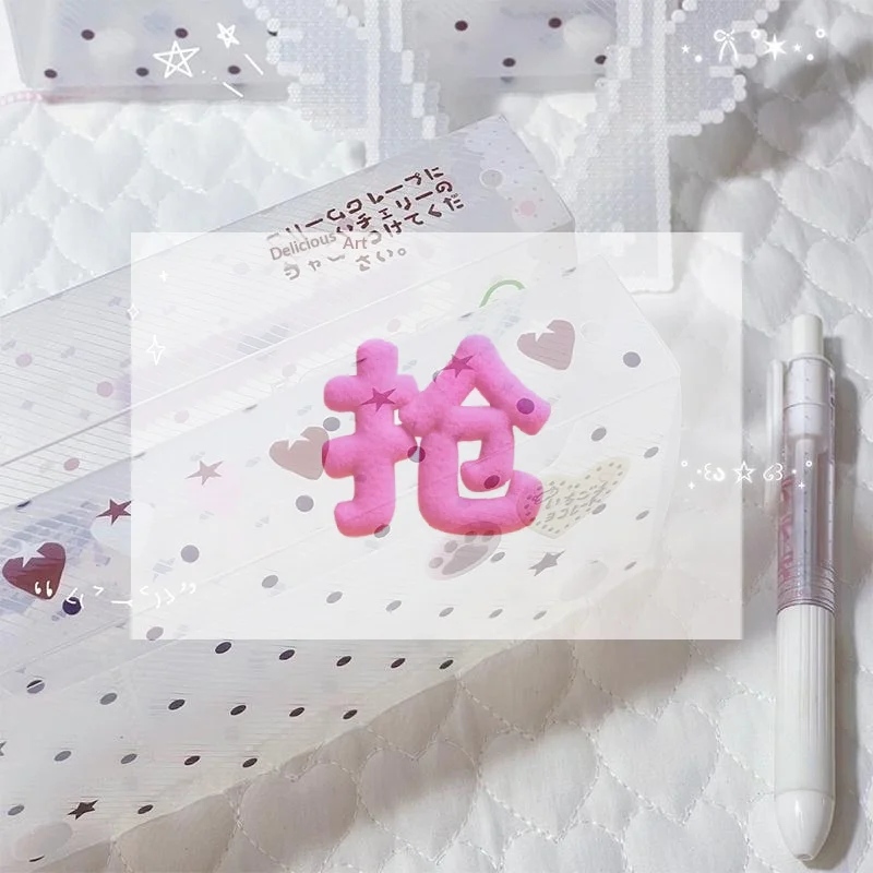 

Коробка для карандашей в горошек, милый органайзер для хранения, пенал для студентов, настольный органайзер