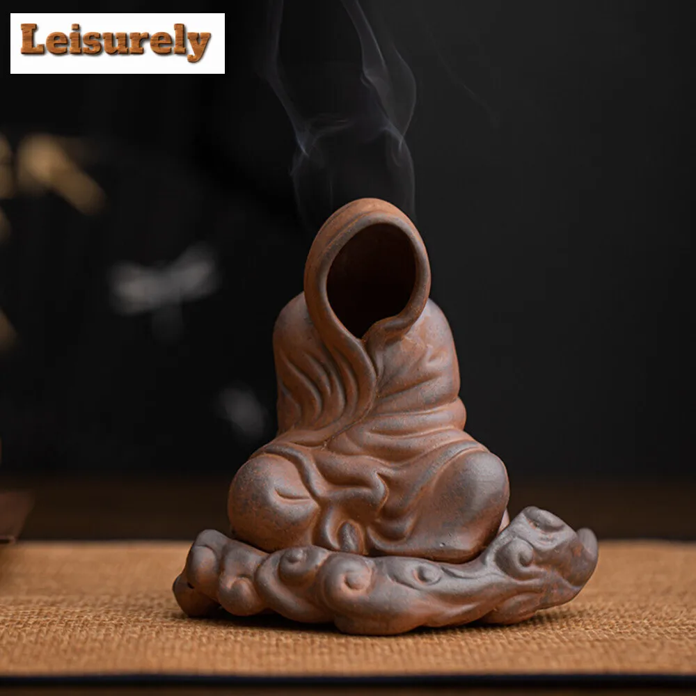 Zen Enlightenment Incense Stove Raw Mine Coarse Incense Burner Phaseless Buddha Aromatherapy Seat Holder Indoor Room Ornaments