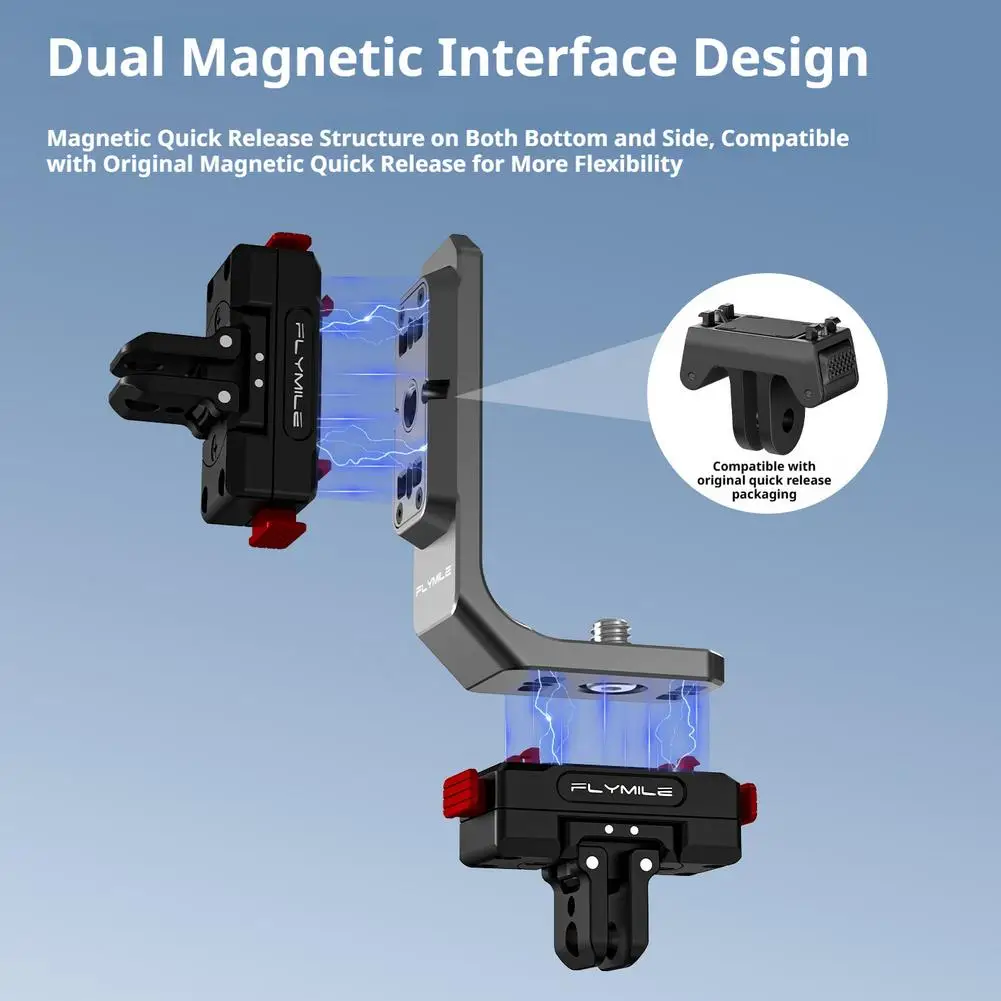 For Insta360 X6 Quick-release Plate Quick Release Horizontal And Vertical Shooting Sports Camera Adapter And Expansion