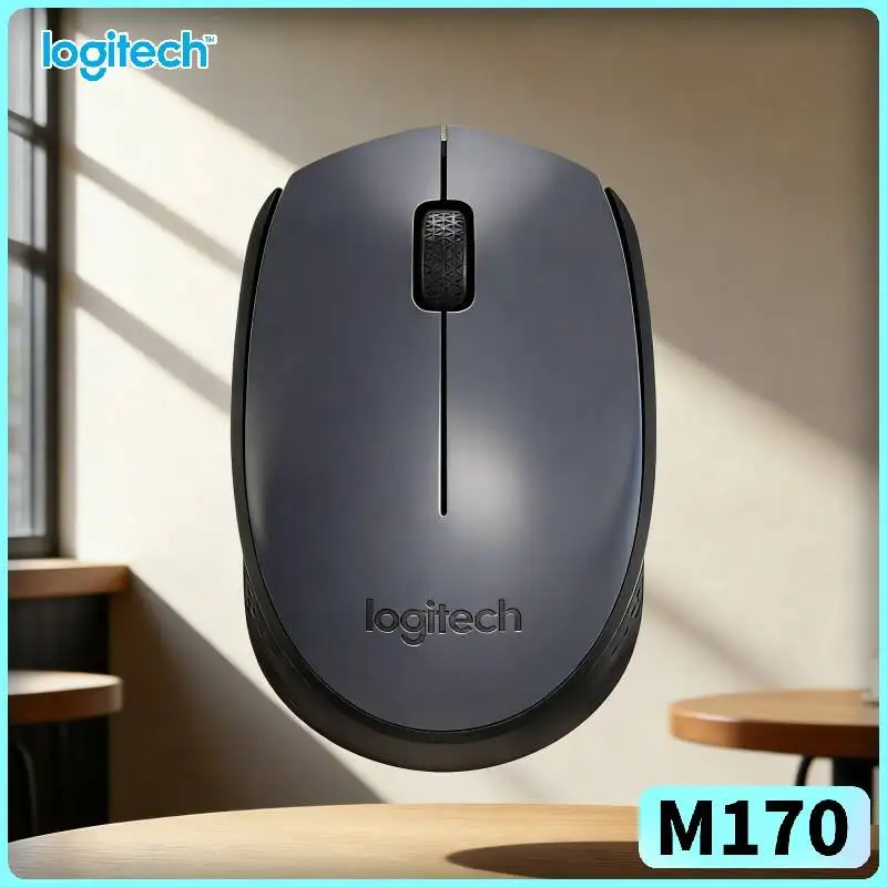 

Беспроводная оптическая мышь Logitech M170 с плавным отслеживанием, 2,4 ГГц, радиус действия 10 м, 12 месяцев автономной работы, для офиса, дома и путешествий