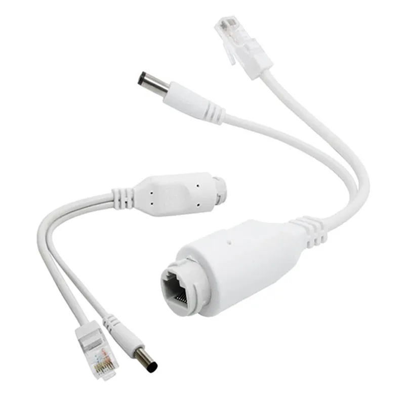 24V to 12V POE Splitter Waterproof Adapter Cable Power Supply Module POE Splitter Injector with rainproof cover for IP Camera