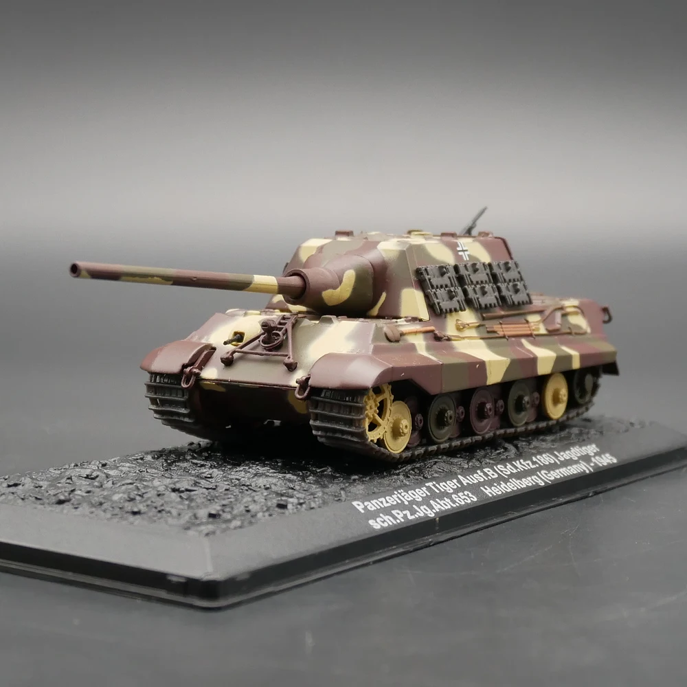 IXO 1:72 WWII Military Model Tank Armored Vehicle Panzerjager Tiger Ausf.B Sd.Kfz.186 Jagdtiger 1945