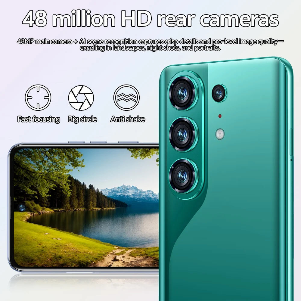 K-Touch Mobile Phones C26 Ultra 7.3 Inch Smartphone Android 15 Cell Phone 7800mAh Face Unlock 5G Dual SIM 16+48MP Camera Global Version Cellphones