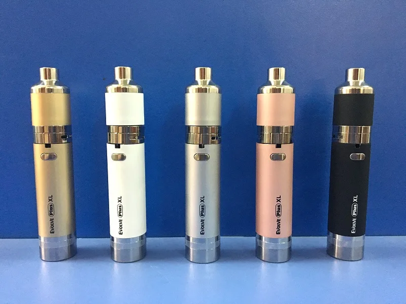 Оригинальный комплект восковой ручки Yocan Evolve Plus XL, 1400 мАч, аккумулятор, модный четырехканальный кварцевый стержень, катушки, портативный сухой травяной концентратор, испаритель масла
