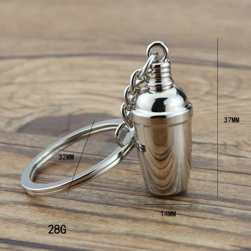 Fém 3D Kreatív Kávé keychain Korsó aranyos Török kávé Korsó Kulcskarika Mali kiegészítők Kreatív barista Kávé keychain