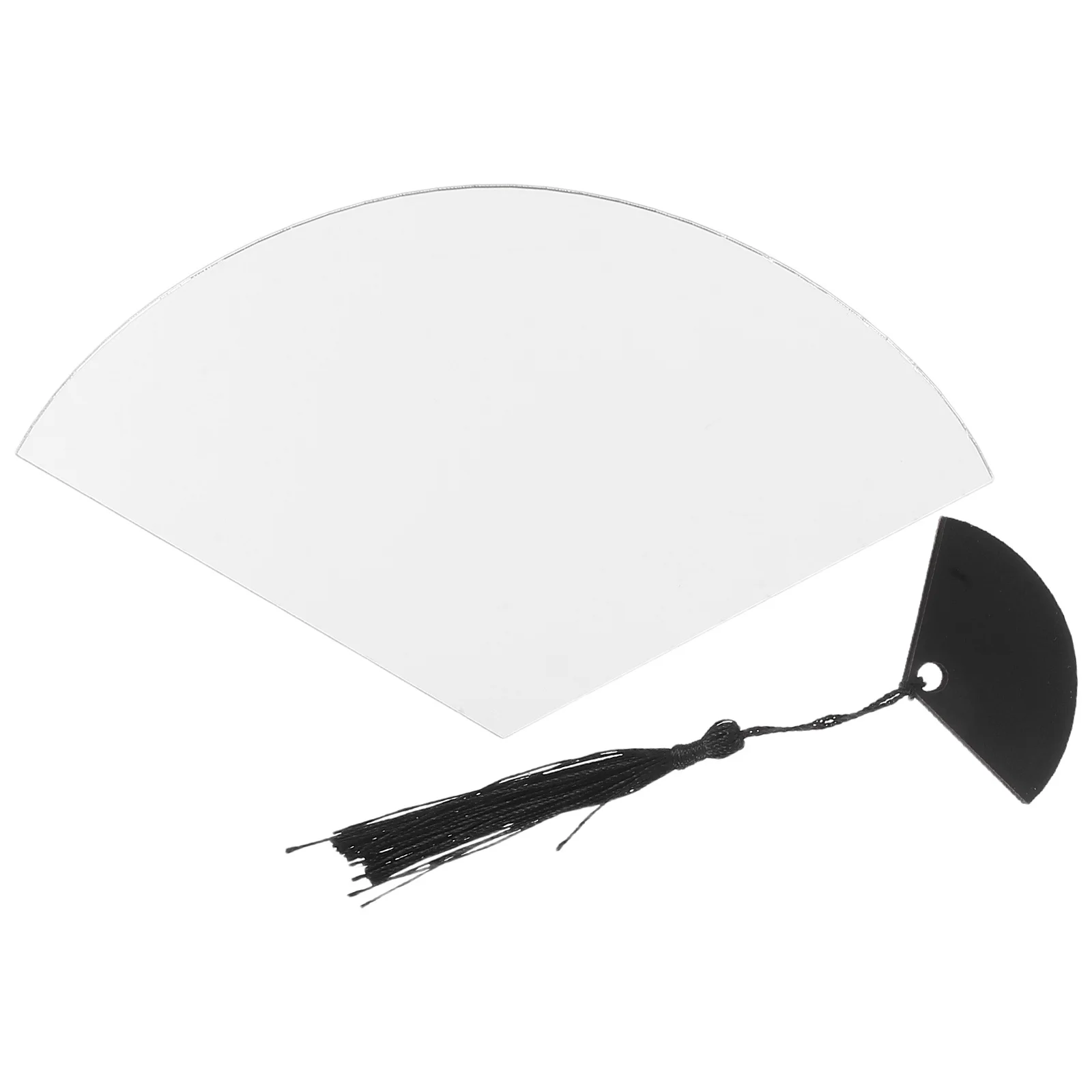 

Fan Shaped Mirror Wall Stickers Reflective Peel Stick Decals Garden Farmhouse Outdoor Wall Decor DIY Decoration