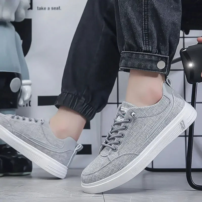 Men's Flat Casual Non-Slip Breathable Work Shoes_voghion.com