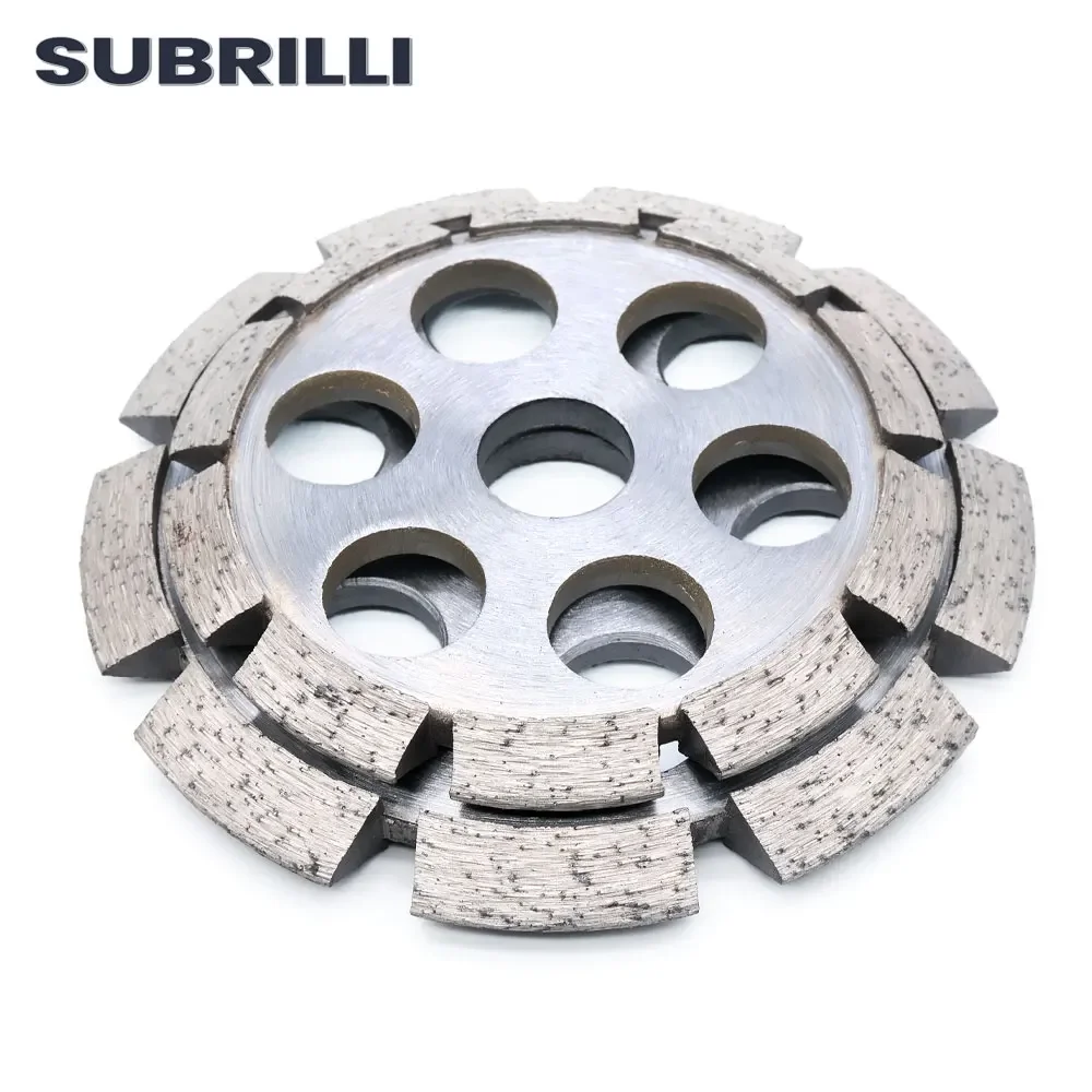 SUBRILLI 4 "/5" Berlian Tuck titik pisau 100/125mm dinding beton Tuck menunjukkan alat dinding alur penghalus gergaji lingkaran cakram bentuk V