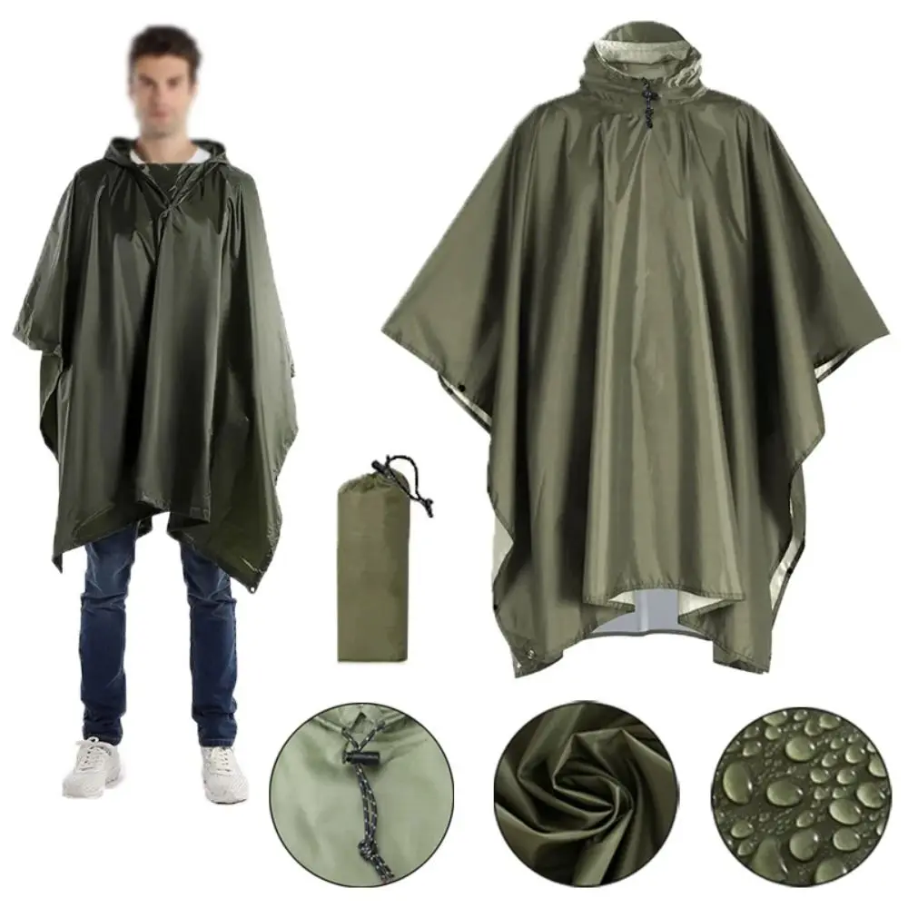 

Multifunctional 3 in 1 Cycling Rain Poncho Waterproof Hooded Rain Cape Cloak Adult Unisex Portable Rainwear Tent Travel