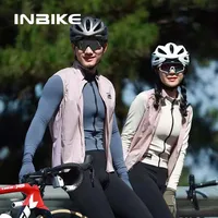 INBIKE Plus-Chaqueta de lluvia sin mangas para ciclismo para hombre, ropa ligera para ciclismo de montaña, cortavientos reflectante con bolsillos