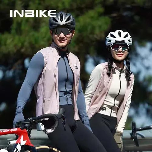 Imagen 1 del producto INBIKE Plus-Chaqueta de lluvia sin mangas para ciclismo para hombre, ropa ligera para ciclismo de montaña, cortavientos reflectante con bolsillos