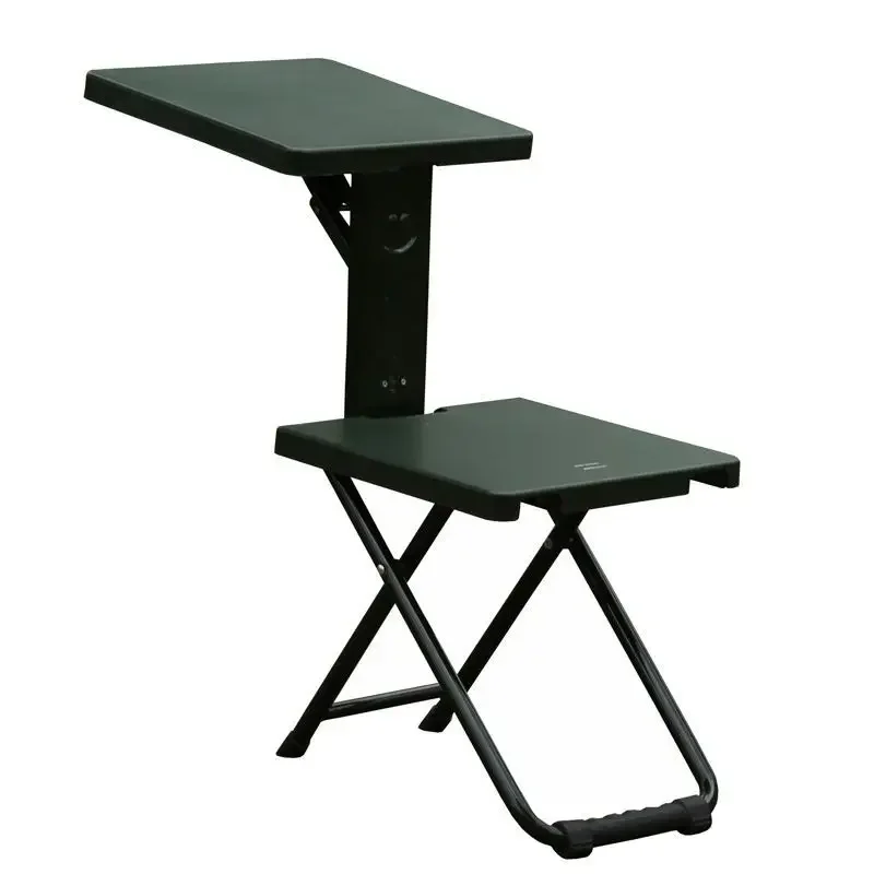 

Outdoor Folding Chair Learning Chair Outdoor Stall Durable Portable Folding Stool Writing Chair Multifunctional Study Table