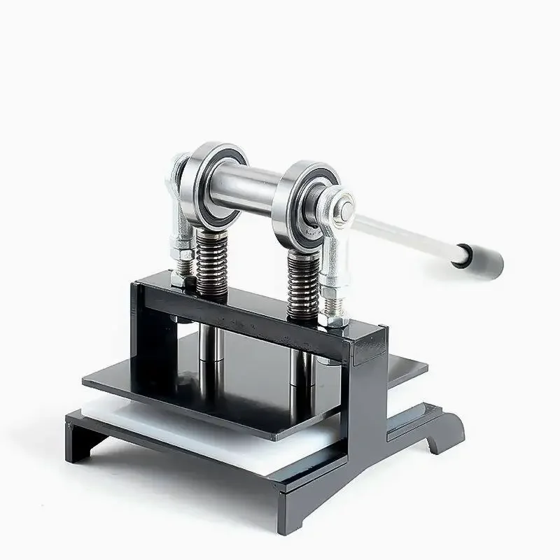 Leather sample cutting and blanking machine E01 20x20cm die-cutting and punching machine, small manual punching machine