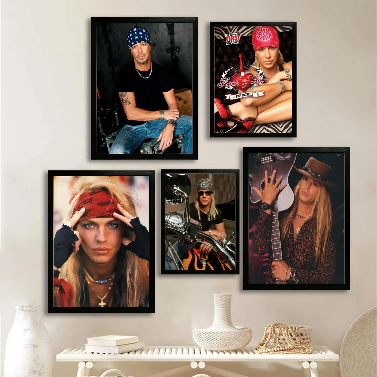 Bret Michaels Leinwandkunst-Poster und Wandkunst, Bilddruck, moderne Familienschlafzimmerdekoration, Poster, dekorative Malerei