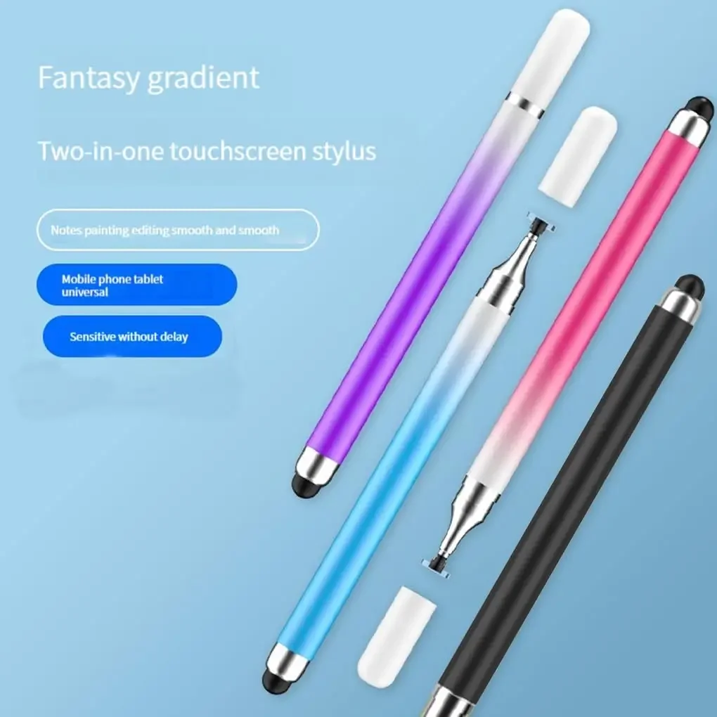2 in 1 Tablet Stylus Pen for Tablet Android iPhone Apple iPad Samsung Kindle Universal Stylist Capacitive Pens Screen Touch Pen