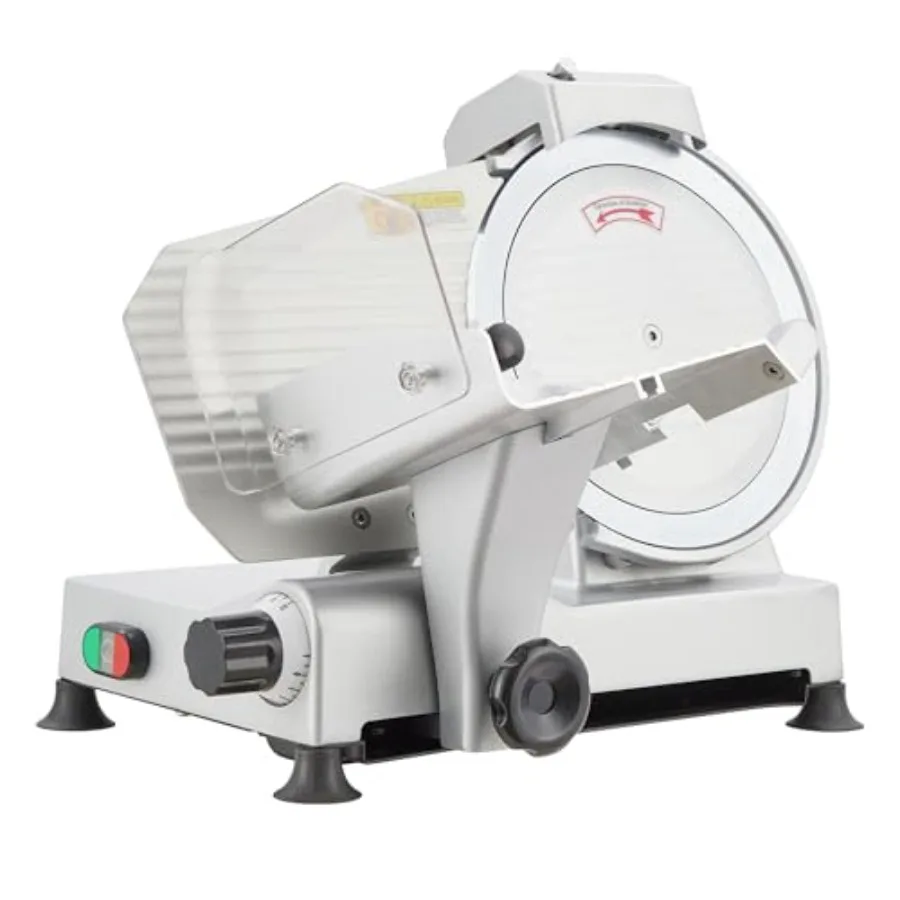 

Электрическая машина для нарезки деликатесов с 12 лезвиями, регулируемой толщиной нарезки 0-15 мм, низким уровнем шума, для ресторанов и дома, из нержавеющей стали